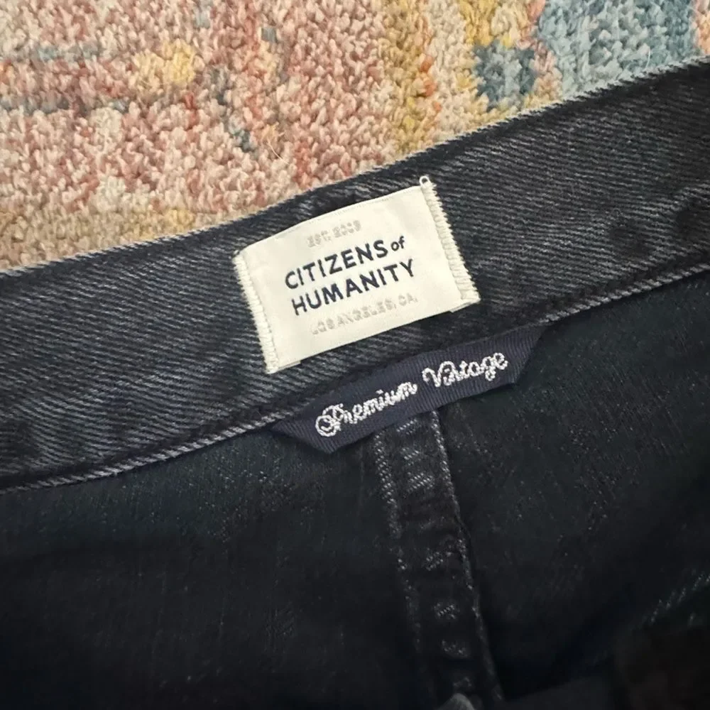 Citizens of Humanity Annabelle Short in washed black 26